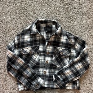 Love Tree Plaid Jacket M
